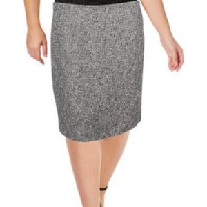 Lane Bryant Tweed Pencil Skirt Size 26